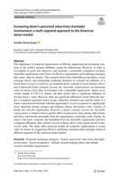 Increasing donor's perceived value from charitable involvement: a multi-segment approach to the American donor market