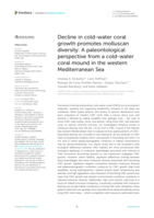 Decline in cold-water coral growth promotes molluscan diversity: A paleontological perspective from a cold-water coral mound in the western Mediterranean Sea