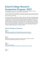 16th Annual Student Research Symposium