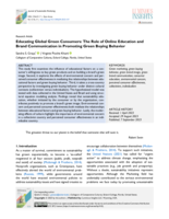 Educating Global Green Consumers: The Role of Online Education and Brand Communication in Promoting Green Buying Behavior
