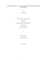 Hudson Grotto : a 175 year record of West Florida coastal evolution